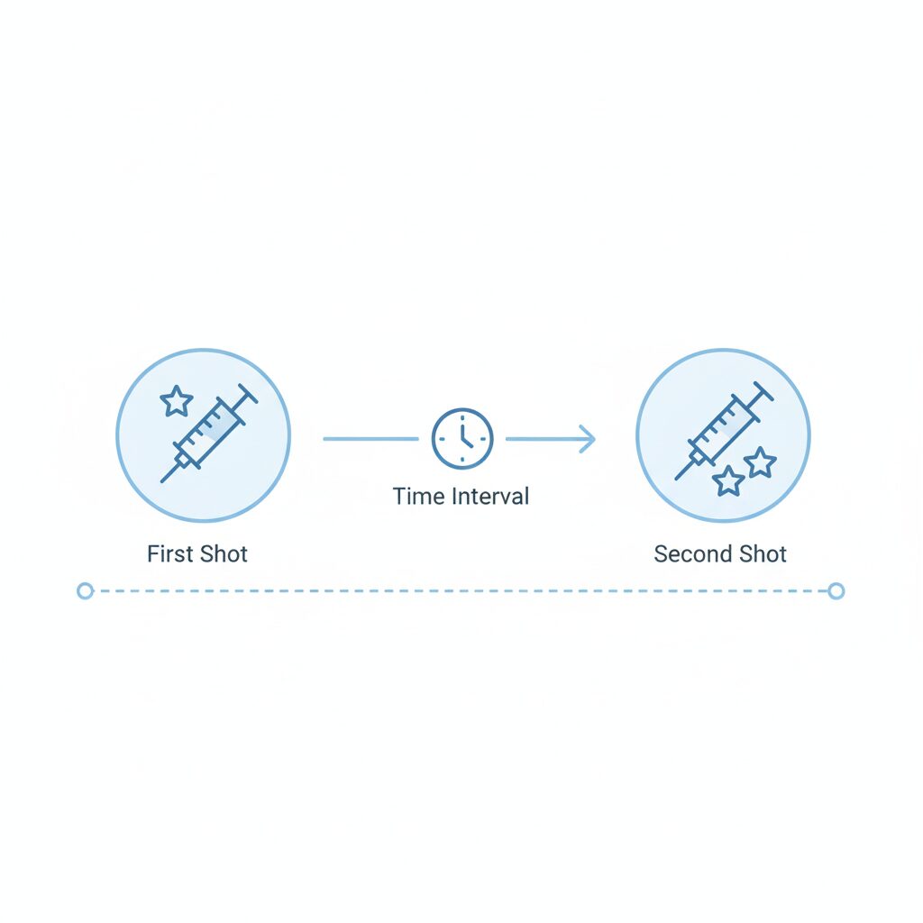 Image 3: Flowchart visually illustrating the appropriate vaccination sequence and recommended intervals for both unvaccinated individuals and those previously vaccinated with PPSV23.
