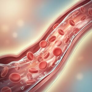 Image 5 : A symbolic image of clear, flowing water representing a clean and healthy vascular and renal system.