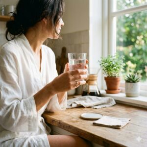 이미지 2 : 아침 공복에 물을 마시는 건강한 습관 사진