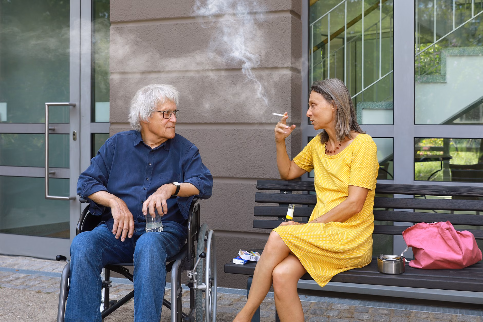 Selecting Accessible Vineyard Estates in Europe: A Practical Guide for Senior Travelers 1 A senior couple relaxing on a terrace at an accessible vineyard.