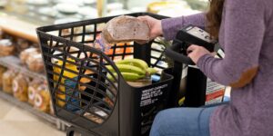 A modern, accessible grocery store interior designed for all ages.