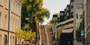 A peaceful urban public space designed for comfort and accessibility.