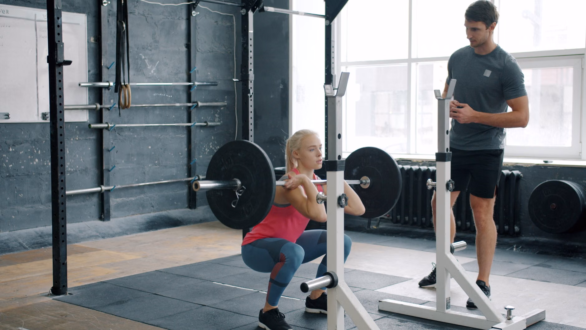 Proper seated posture for neck mobility exercises.