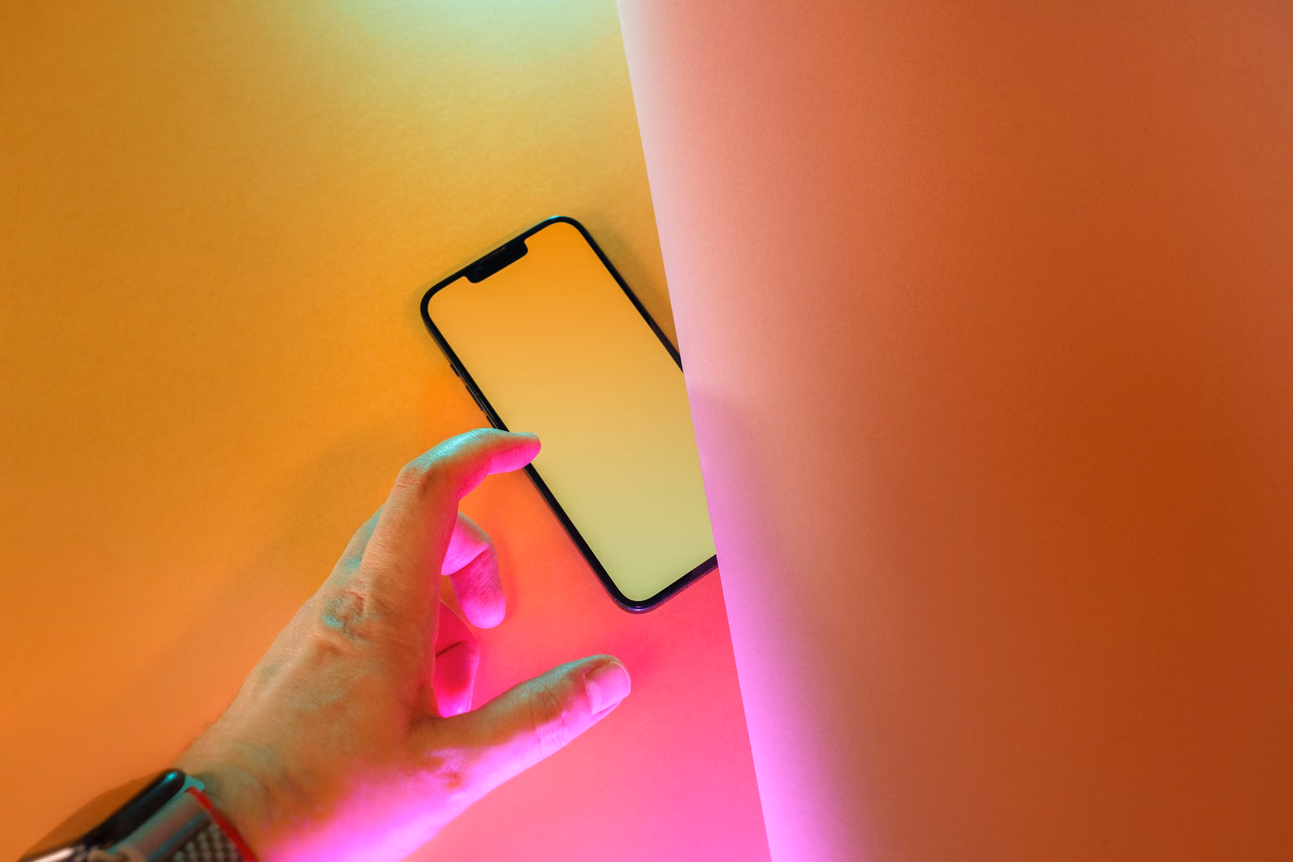 Close-up of biometric fingerprint authentication on a smartphone.