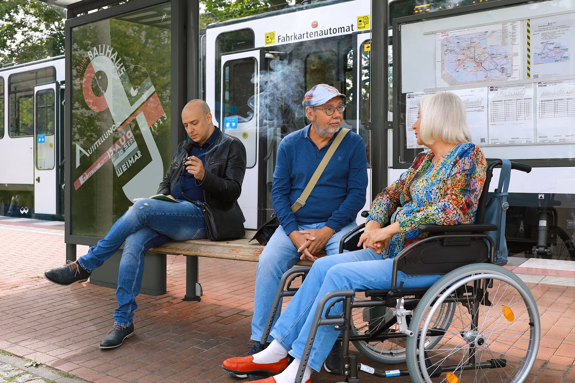 Mastering Accessible Cruise Ship Embarkation: A Complete Guide for Seniors 1 A senior traveler sitting in a comfortable, accessible waiting lounge.
