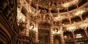 Interior view of a grand, accessible opera house.